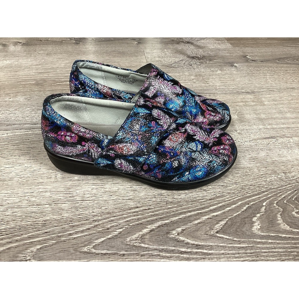 Alegria Womens Lauryn Clog LAU-885W Shoes Size 39 8 8.5 Floral Multicolor Clog